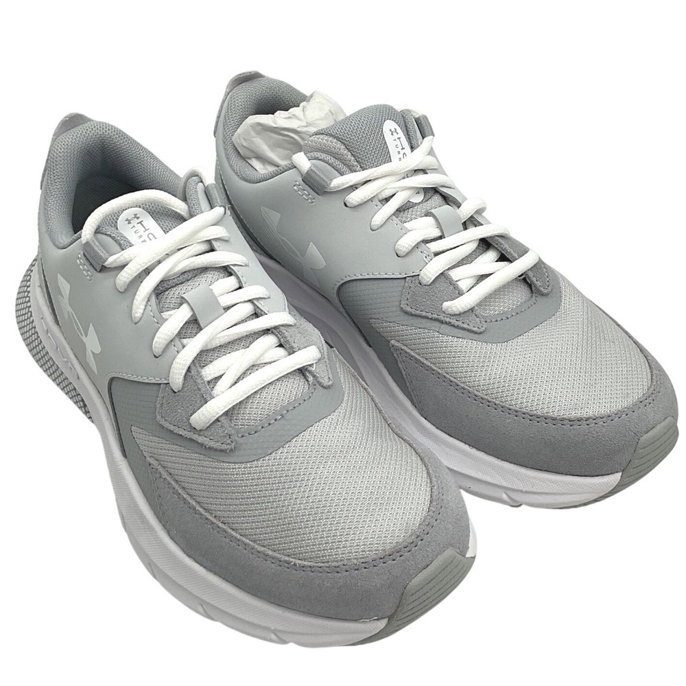 Under Armour HOVR Turbulence LTD Womens 6.5‎ Grey Running Shoes 3026144-100 NEW